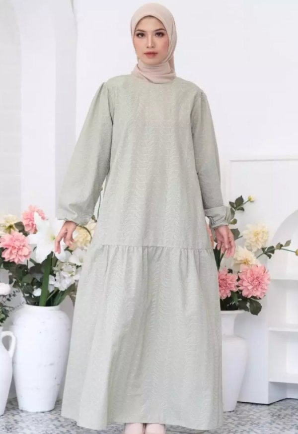 Gamis dengan kain katun berkualitas